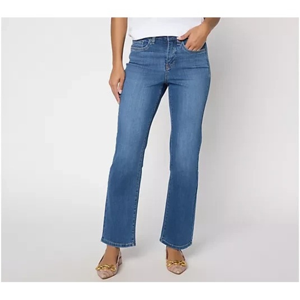 NYDJ Sure Stretch Ellison Straight-Leg Jeans - Regular Rockford,Reg 12